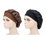 Bonnet de nuit - protge vos cheveux lorsque vous dormez, pack de 2 multicolore