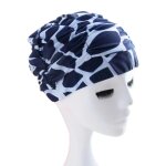 Bonnets de protection flexibles pour femmes, bonnets de bain, sports de natation - type blue white