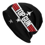 Bonnet tricot unisexe top gun, bonnet chaud, bonnet hip hop, skullies de ski en plein air, chapeaux ...