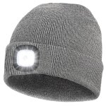 Bonnet unisexe usb avec lumire, 3 luminosits recycles, 8 heures de haut, 62 luminosits, adapt a ...