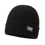 Bonnet en velours epais et chaud pour homme, avec fourrure skullies, tricot, pour l'quitation, chenille, ...