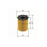 Bosch f026407011 filtre a huile vw / audi