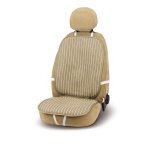 Bottari 12155 paper couvre sige universel en fibre de raphia, 100% naturel et respirant, beige