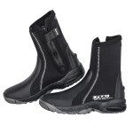 Bottes de plonge en noprne avec fermeture eclair latrale pour homme, chaussures de plonge en apne, ...