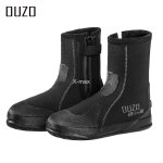 Bottes de plonge en noprne avec fermeture eclair latrale pour hommes et femmes, combinaison de plonge ...