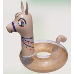 Boue gonflable gante scintillante - lama