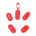 Bouchon de chargeur de batterie de skateboard, 4 pi�ces, trou de ligne pour scooter electrique xiaomi ...