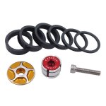 Bouchon d'extension de vlo 28. 6mm, jeu d'entretoises de casque de vlo en alliage d'aluminium avec ...