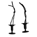 Bouchon de laisse pour planche de surf, 2 pi�ces, en nylon noir, avec cordon, epaisseur de 50mm, accessoires ...