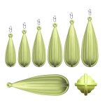 Bouchon lumineux en caoutchouc pour pratique de p�che, 6 pi�ces, accessoire pour d�butants, am�lioration ...