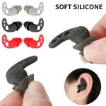 Bouchons d'oreille en silicone souple, 3 couches, anti - bruit, protection auditive, natation, plong�e ...