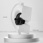 Bouchons d'oreille souples en silicone, etanches, en spirale, pour sport aquatique, plong�e sous - marine, ...