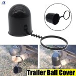 Bouchon universel de barre de remorquage de 50mm, noir, durable, caravane, remorque, protection, attelage, ...