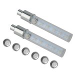 Bouchon de valve de roue de v�lo, 2 pi�ces, n�on, 5 led, flash, lampe, etanche, eclairage de jante de ...