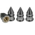 Bouchon valve de roue (x4) spike pic auto moto velo chrome