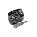 Boucle de ceinture couteau skull Boucle de ceinture couteau skull