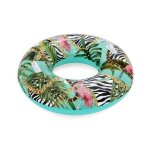 Bou�e gonflable baignade bestway floral fantasy swim ring turquoise unique