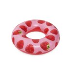 Bou�e gonflable baignade bestway rapberry swim ring 1. 19m rose unique