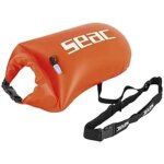 Boue de natation gonflable - seac - swim dry - haute visibilit - poche de rangement - sangle rglable ...