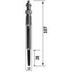 Bougie de pr�chauffage - citro�n jumpy i fourgon (bs , bt , by , bz ) 2. 0 hdi 95 10 / 1999>10 / 2006 ...
