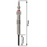 Bougie de pr�chauffage - renault modus  grand modus (fjp0 ) 1. 5 dci 75 a part. 10 / 2010