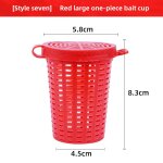 Boule d'appât intégrée cup de plastique pour poisson et crevettes lumineuse la nuit rouge epaisse grande ... Boule d'appât intégrée cup de plastique pour poisson et crevettes lumineuse la nuit rouge epaisse grande ...