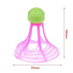Boule de badminton en plastique, 3 pièces / paquet, coupe - vent en plein air, volant en nylon, balles ... Boule de badminton en plastique, 3 pièces / paquet, coupe - vent en plein air, volant en nylon, balles ...