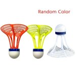 Boule de nylon de badminton coupe - vent en plein air, pour l'entraînement, grande vitesse, fournitures ... Boule de nylon de badminton coupe - vent en plein air, pour l'entraînement, grande vitesse, fournitures ...