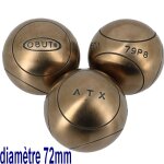 Boules de ptanque obut boules de ptanque obut atx competition 172mm nuance cuivr 680g