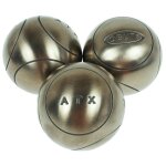 Boules de ptanque obut atx competition 175mm gris 57511
