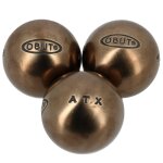 Boules de ptanque obut boules de ptanque obut atx competition 71mm argent mtalis 700g