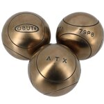 Boules de ptanque obut boules de ptanque obut atx competition 76 mm 1 strie argent mtalis 700g
