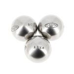 Boules de ptanque obut boules de ptanque obut rcx 73 jeu 3 b compet argent mtalis 690g