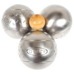 Boules de pétanque obutloisir inox chevron 73 mm argent métalisé 10622 Boules de pétanque obutloisir inox chevron 73 mm argent métalisé 10622