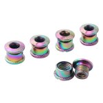 Boulon simple / double / triple de roue de pédalier, 5 pièces, pièces d'écrou de pédalier, accessoires ... Boulon simple / double / triple de roue de pédalier, 5 pièces, pièces d'écrou de pédalier, accessoires ...
