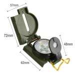 Boussole a lentille pliante verte de l'armée portable, métal, marche, lensatique, camping, guide, haute ... Boussole a lentille pliante verte de l'armée portable, métal, marche, lensatique, camping, guide, haute ...