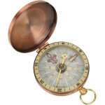 Boussole de poche, meilleure boussole de survie de camping qui brille dans le noir boussole militaire ...