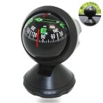 Boussole voiture - tech discount - ventouse - ajustable - noire