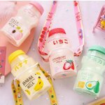 Bouteille d'eau anti - chute pour enfants, 480ml, verres portables, voyage, randonn�e, sport, camping, ...