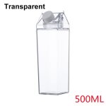 Bouteille d'eau etanche de 500ml pour l'extrieur, accessoire de cyclisme, tasse a boire, transparente, ...