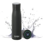 Bouteille d'eau filtre uv purificateur auto - nettoyant en acier inoxydable avec couvercle led & rappel ...