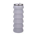 Bouteille d'eau pliable en silicone de 480ml, gourde cr�ative pour cyclisme en plein air, voyage, alpinisme ...