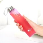Bouteille d'eau portable incassable de 280ml, pour sport, voyage en plein air, etanche, verres cyclisme, ...