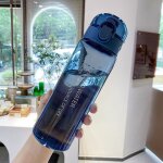 Bouteille d'eau portable en plastique, 780ml, pour boire du th, pour le sport en plein air, fournitures ...