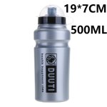 Bouteille d'eau rutilisable a presser pour vlo, gourde de sport etanche, bouilloire, verres pour vlo, ...