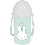 Bouteille d'eau - safta - miffy menthe - 500 ml - ouverture automatique - sans bpa