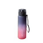 Bouteille d'eau de sport de grande capacit 1l, anti - fuite, gobelets en plastique portables et rutilisables ...