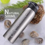 Bouteille d'eau thermos en acier inoxydable pour vlo, bouilloire de vlo, pichet de maintien au chaud, ...