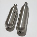 Bouteille de gaz recyclable pour v�lo, 2 pi�ces, 12g, co2 / soda / eau / gilet de sauvetage