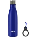 Bouteille isotherme gourde thermos:gourde isotherme, thermos acier inoxydable 500ml, sans bpa, avec mousqueton ...